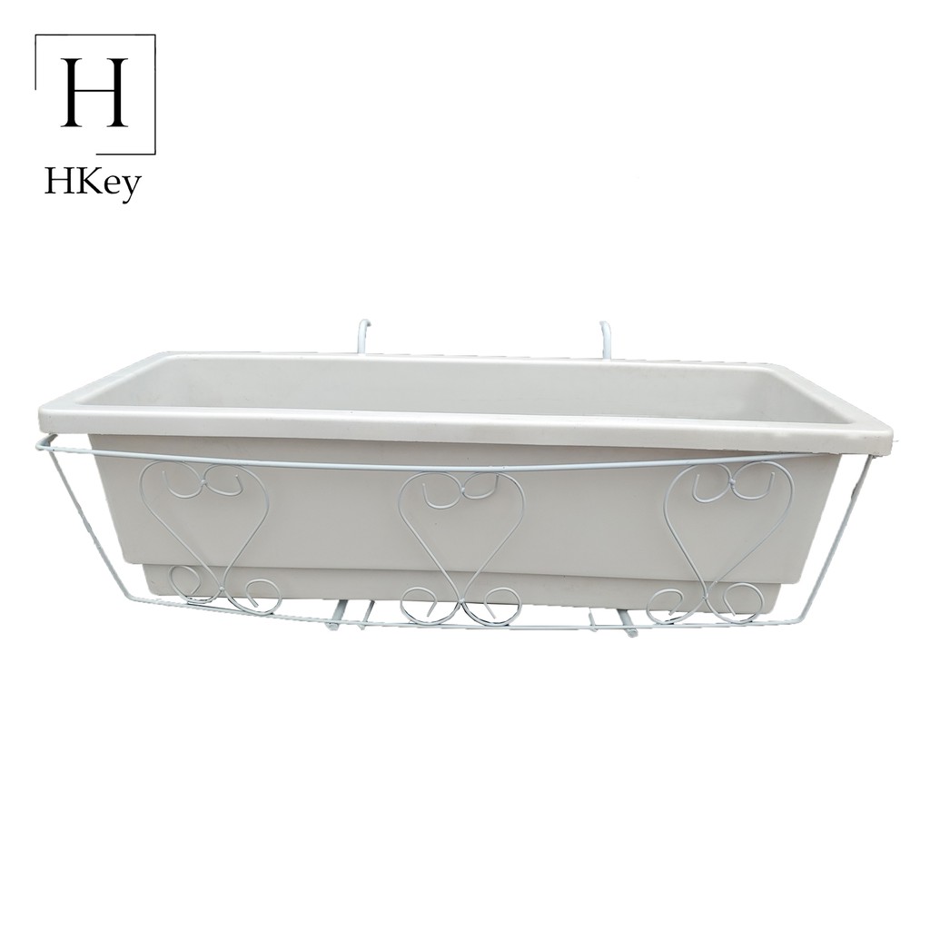 Nhà Cửa &amp; Đời Sống Giá Inox Để Chậu Hoa Treo Ban Công Đủ Kích Thước ( Có Video Thực Tế)