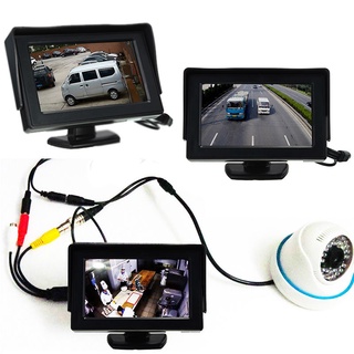 Máy kiểm tra an ninh Video âm thanh LCD HD 4.3 "Màn hình kiểm tra Camera quan sát có cáp ☆Newyetbloom
