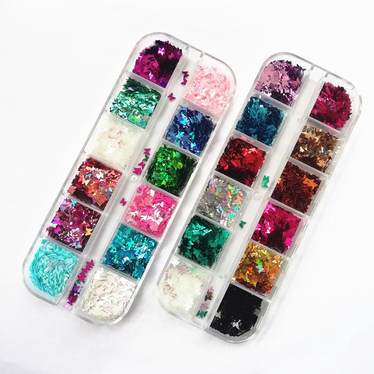 Bướm trang trí móng, bướm ẩn nail Jeliva Chính Hãng