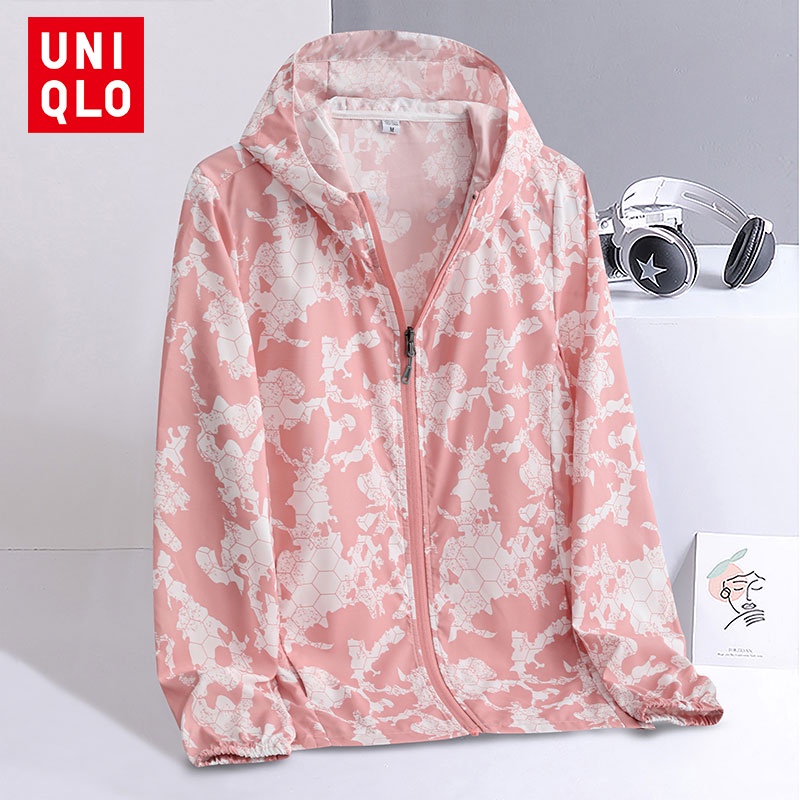 Uniqlo Áo Khoác Chống Nắng Gió Chống Tia UV Siêu Nhẹ Thoáng Khí Họa Tiết Rằn Ri Thời Trang Cho Nam Và Nữ 2022