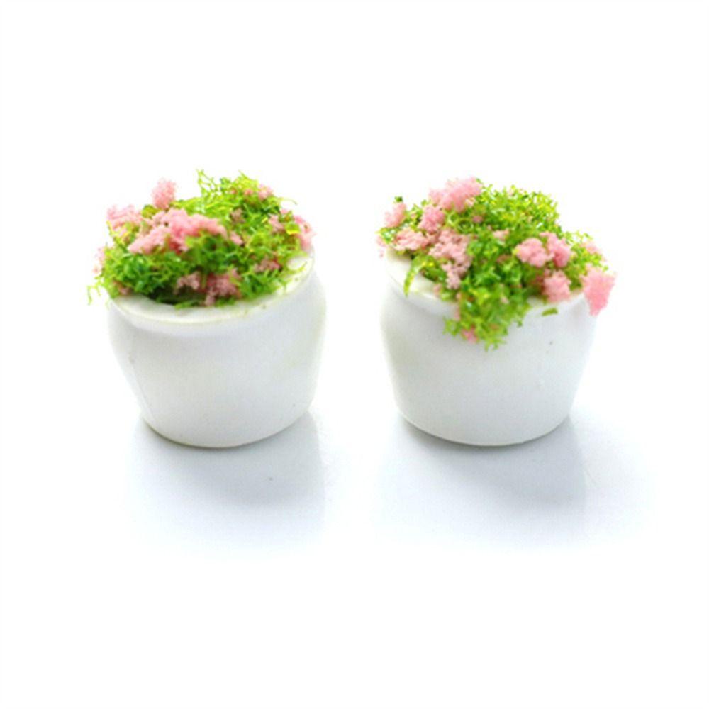 Chậu Cây Cảnh Mini Trang Trí Nhà Búp Bê 1: 12