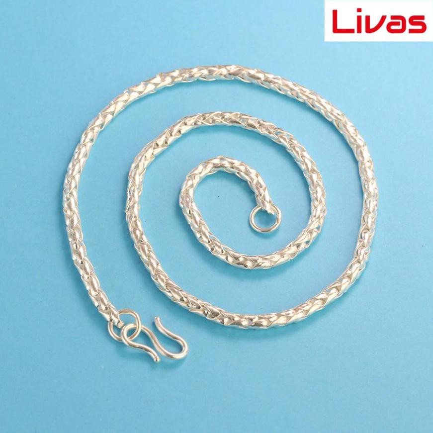 Dây chuyền bạc cho bé trai vảy rồng DTA0002 - Trang Sức LIVAS