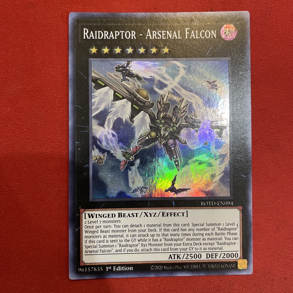 [EN][Thẻ Bài Yugioh Chính Hãng] Raidraptor - Arsenal Falcon