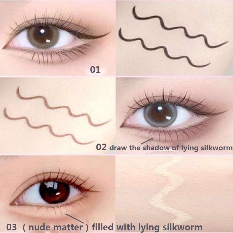 Bút Kẻ Mắt / Bút Kẻ Mắt Lâu Trôi Chống Thấm Nước Không Nhòe Mềm Mượt Che Phủ Toàn Diện