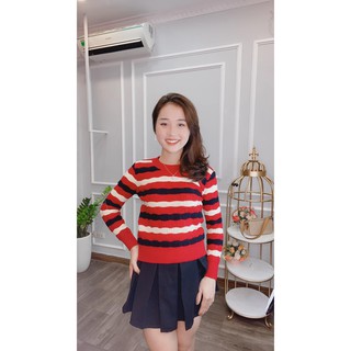 Áo len sọc ngang Evalover