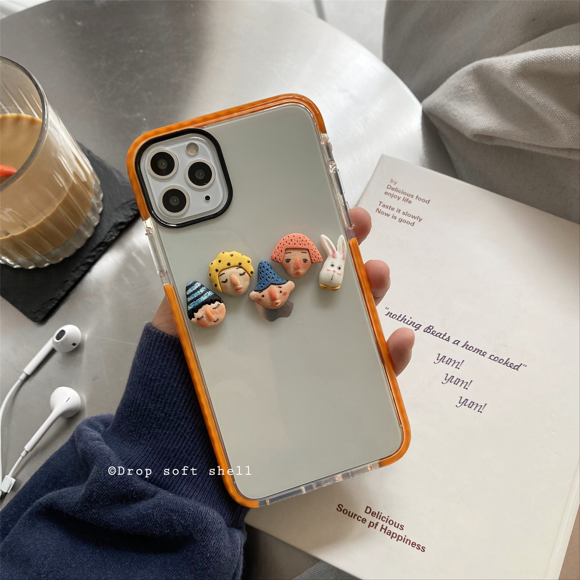 Ốp Điện Thoại Silicon Mềm Hình Búp Bê Đơn Giản Cho Iphone 12 11 7plus 8 Xr Xsmax | BigBuy360 - bigbuy360.vn