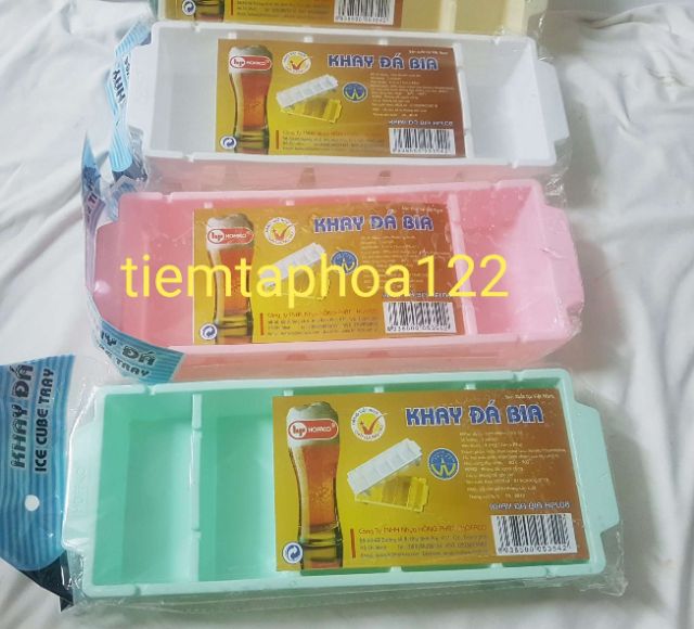 Combo 2 khay đá nhựa dẻo tủ lạnh 27 viên, 5viên