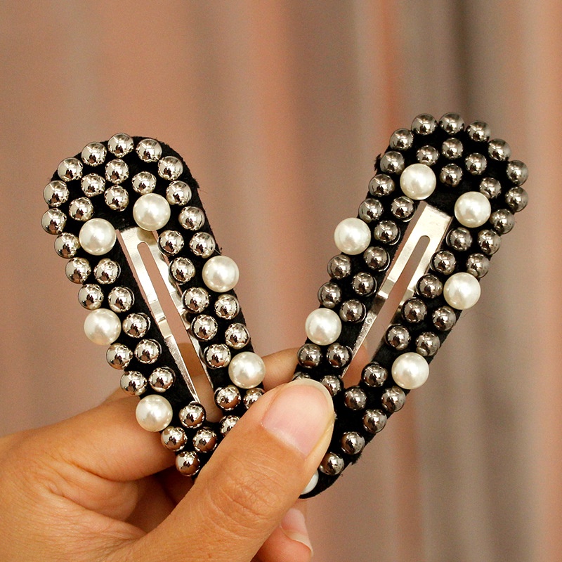 Kẹp Tóc Mái Hàn Quốc đính Ngọc Trai - Phụ kiện tóc