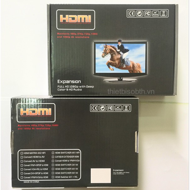 Bộ chia HDMI Splitter 1 ra 2 - HDMI Splitter 1x2