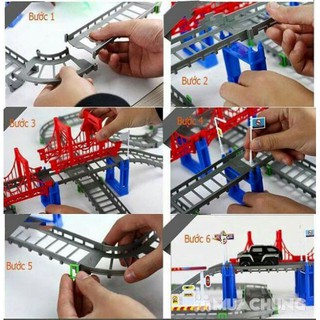 Bộ đường ray 88 chi tiết
