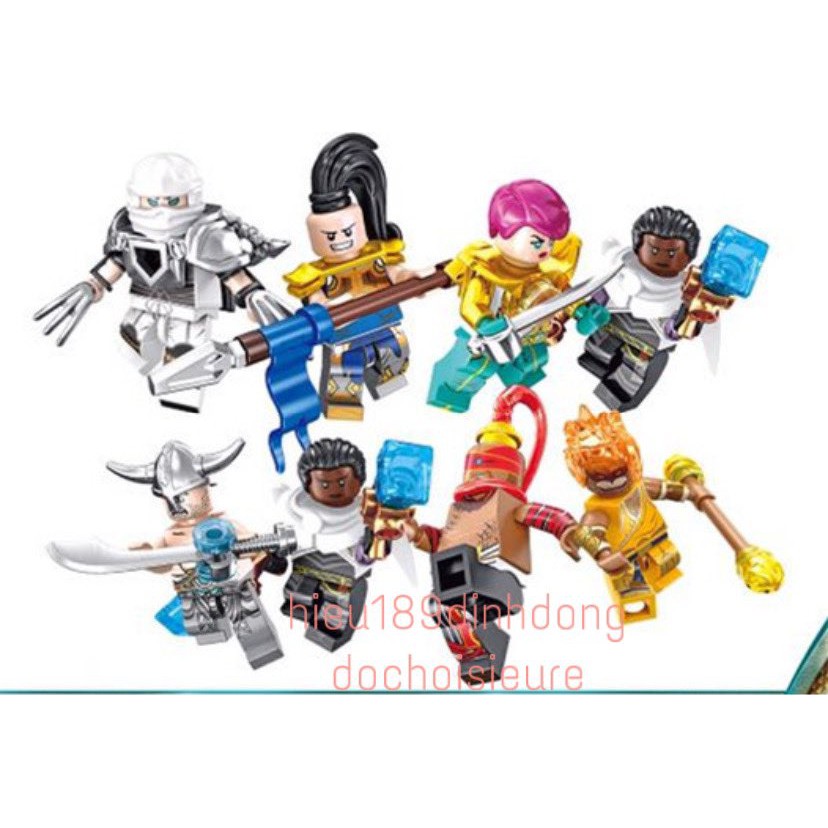 Lắp ráp xếp hình Lego Liên minh huyền thoại : 8 tướng mạnh hot