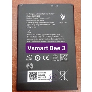 Pin zin vsmart bee 3 /bvsm 230 / v230a / 3030ma