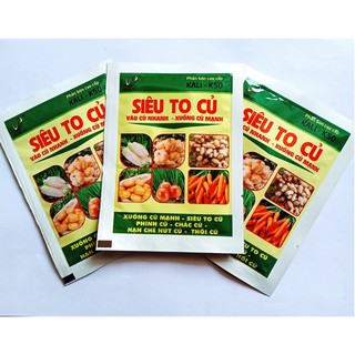 Phân bón cao cấp KALI - K50 ( 500gr ) SIÊU TO CỦ vào củ nhanh - xuống củ mạnh