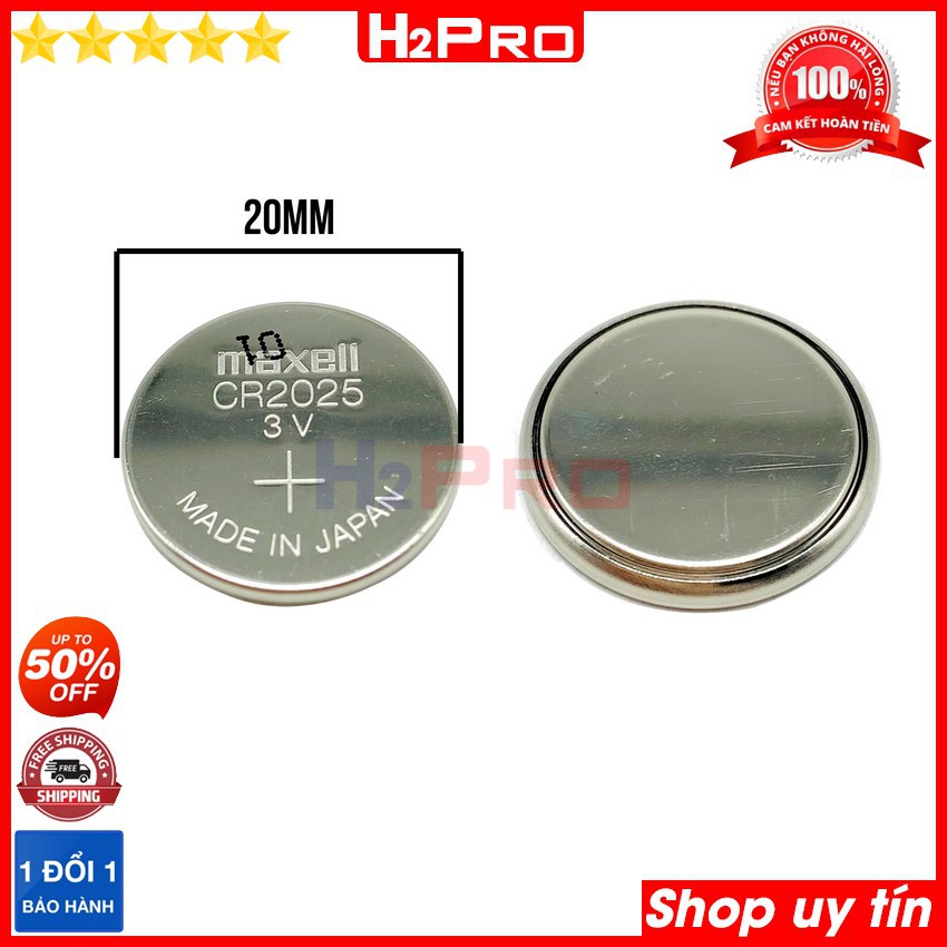 Pin cúc áo Maxell CR2025-CR2032 3V Japan H2Pro Lithium cao cấp dung lượng cao(1 viên),Pin Maxell CR2025-CR2032 hàng Nhật