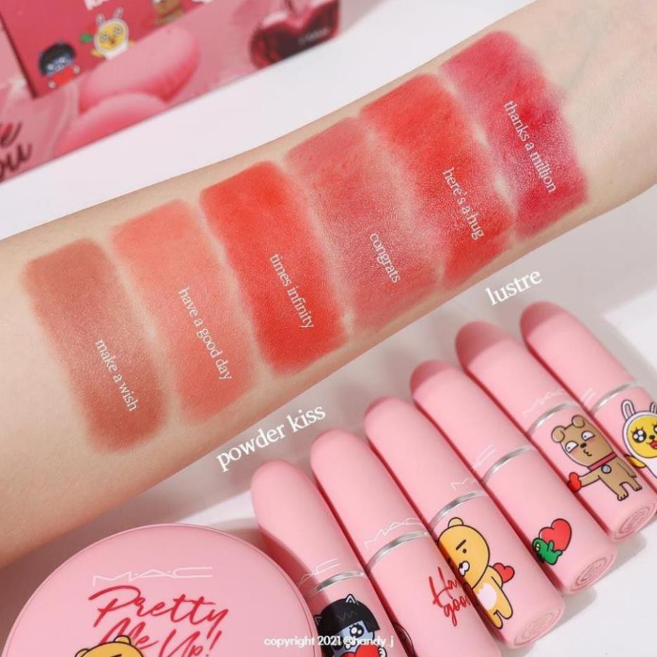(CHUẨN AUTH)  FULL BỘ GIỚI HẠN SON M.A.C ♡ KAKAO FRIEND | BigBuy360 - bigbuy360.vn