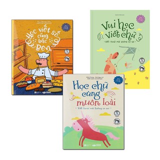 Sách - Combo 3 cuốn tập viết tẩy xóa được cho bé rèn luyện