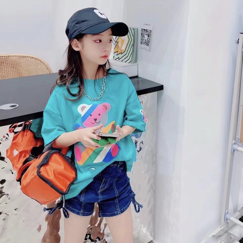 Áo phông Bé Gái size đại 25-60kg, áo phông  chất cotton  cao cấp co giãn 4 chiều cho mẹ và bé