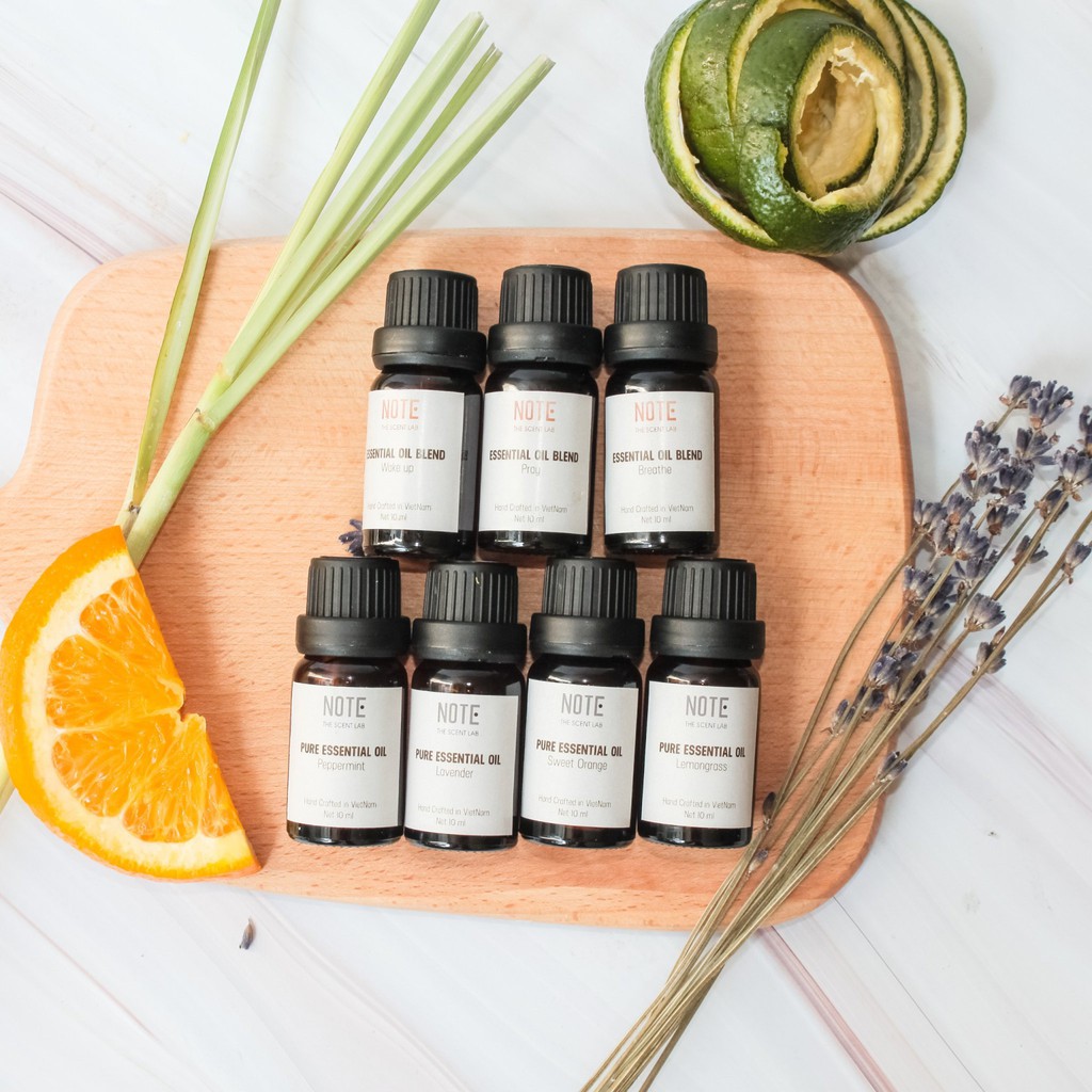 Blend Essential Oil - Tinh dầu hợp hương trị liệu 100% Aromatherapy  NOTE - The Scent Lab