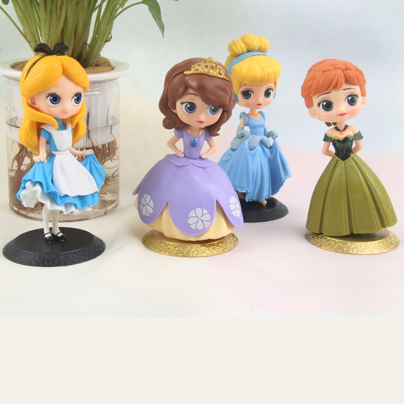 Mô Hình Công Chúa Disney Aisa Anna Alice Trang Trí Bánh Kem Sinh Nhật Dành Cho Trẻ Em