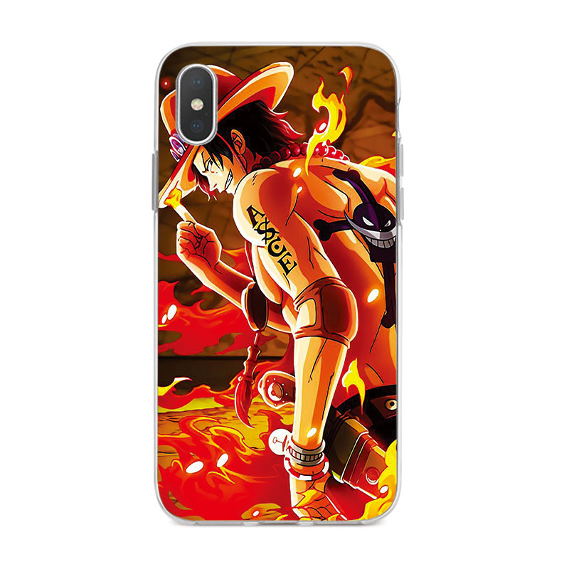 Ốp Lưng iPhone X 6 6s 6Plus 6s Plus 7 7Plus 8 8Plus 5 5s SE TPU mềm Case One Piece Ace