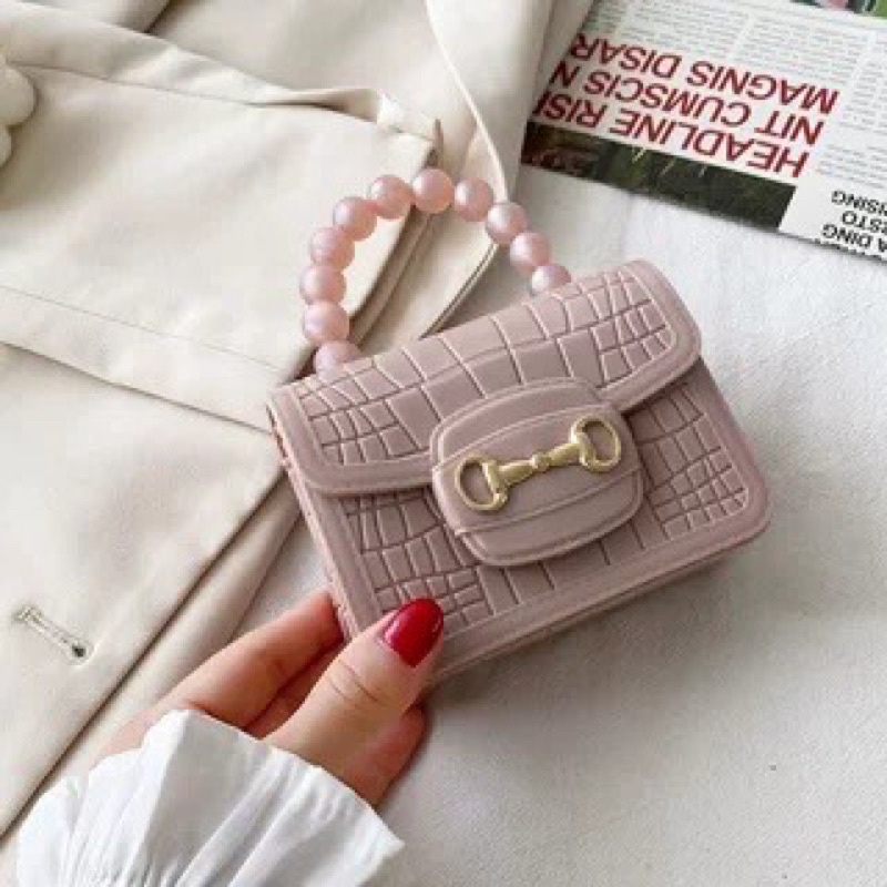 lk08.5 Túi Xách Nhựa Dẻo Silicon GG Mini Sịn Sò Hot 2021 Cho Bé Và Mẹ