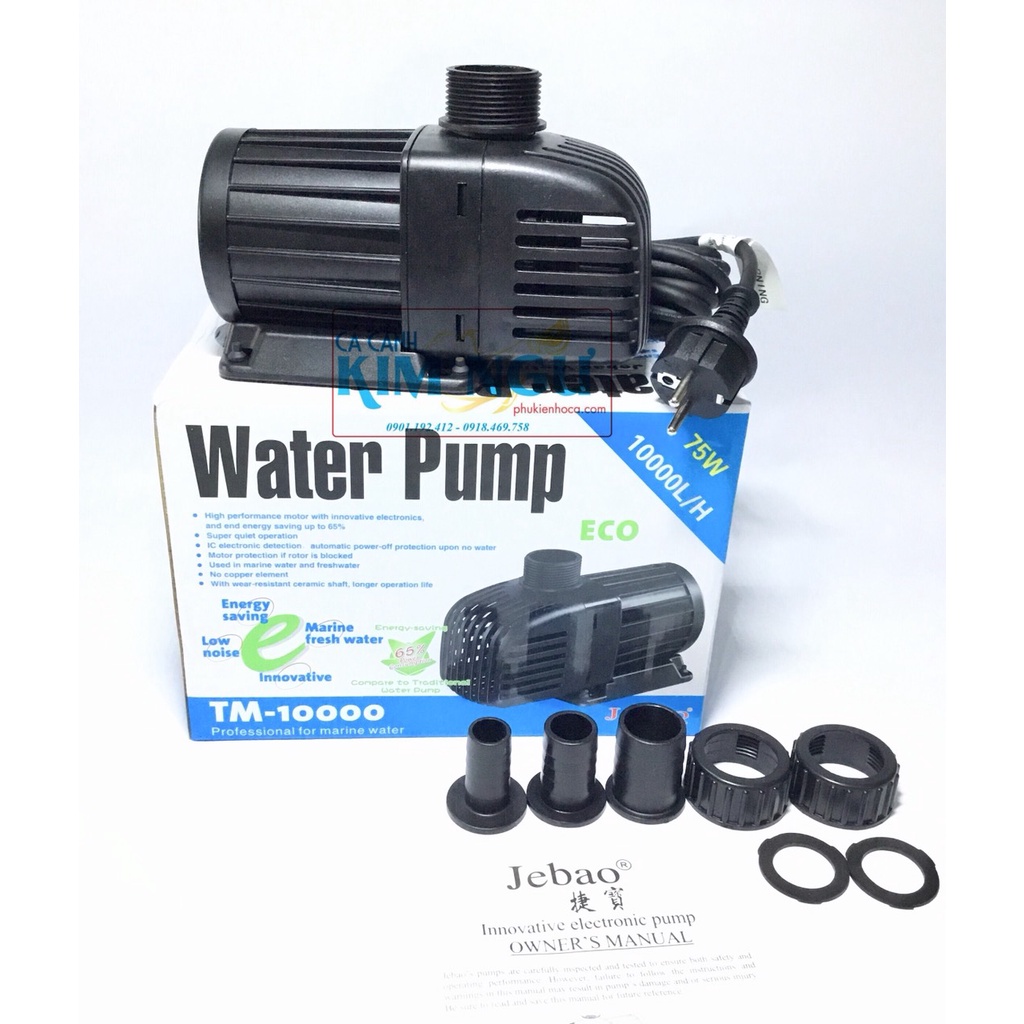Bơm Nước Hồ Cá JEBAO TM 10000 - TM 8000  - TM 6500 - TM 5000 - TM10000 TM8000 TM6500 TM5000