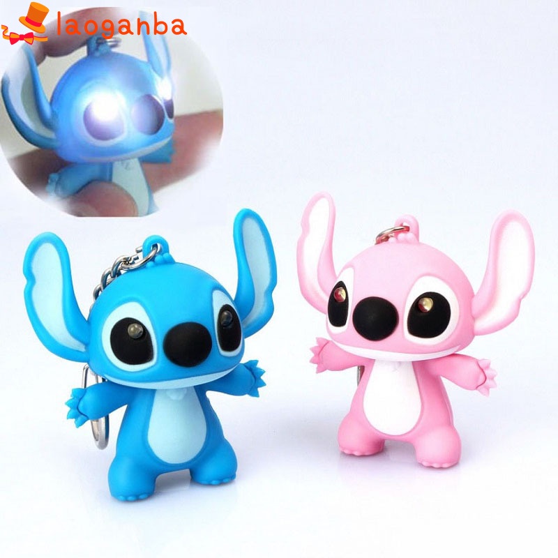 Móc Khóa Hình Lilo Và Stitch Hoạt Hình Có Đèn Led