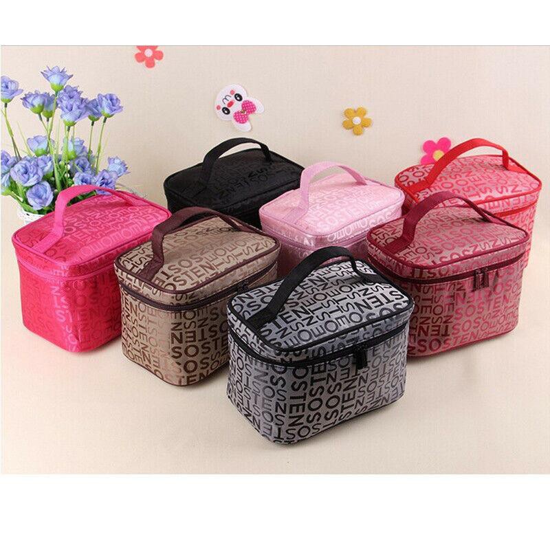 Túi Đựng Mỹ Phẩm Đồ Trang Điểm Xách Tay Hình Hộp Họa Tiết Bắt Mắt 88299 Lavio Store