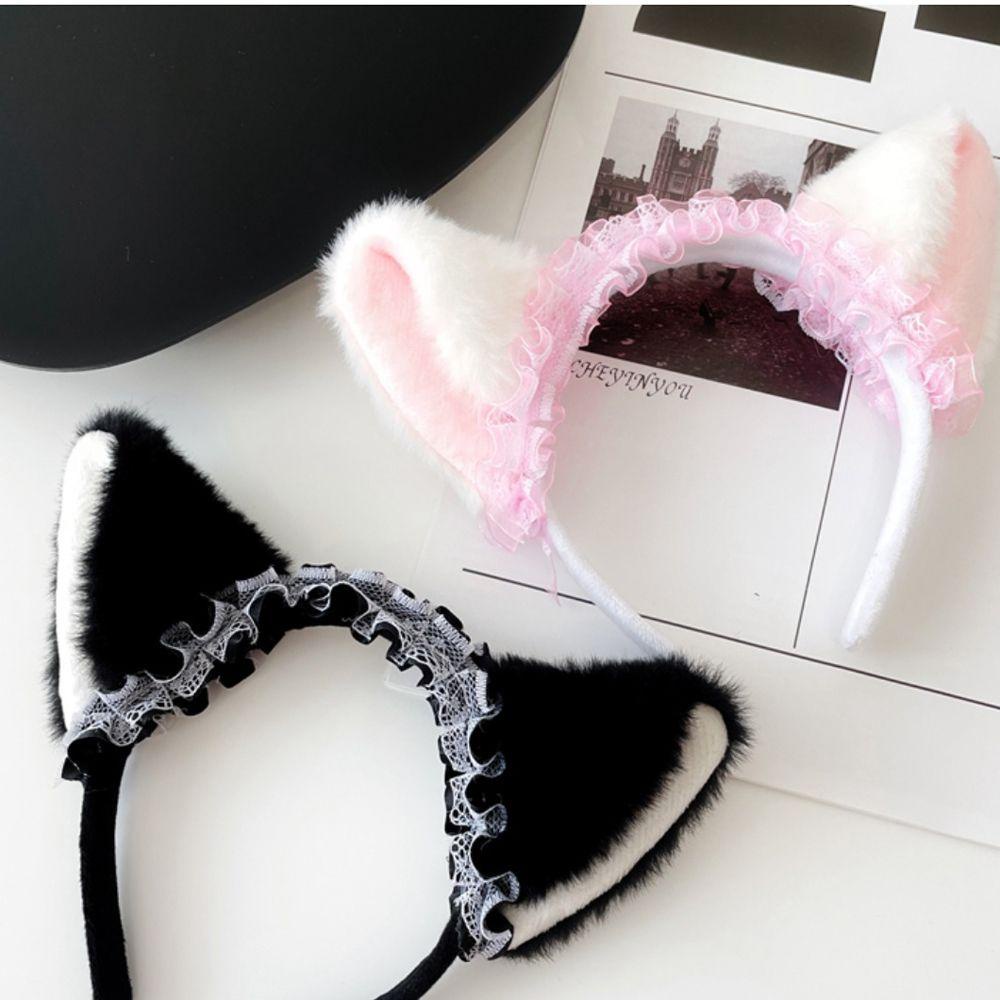 ANEMONE Băng Đô Ren Thiết Kế Phong Cách Lolita Nhật Bản Dễ Thương Dành Cho Nữ