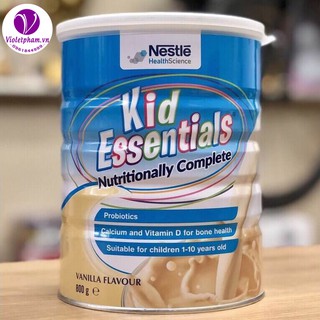 Sữa Kid Essensitals Nestle 800g vị Vani