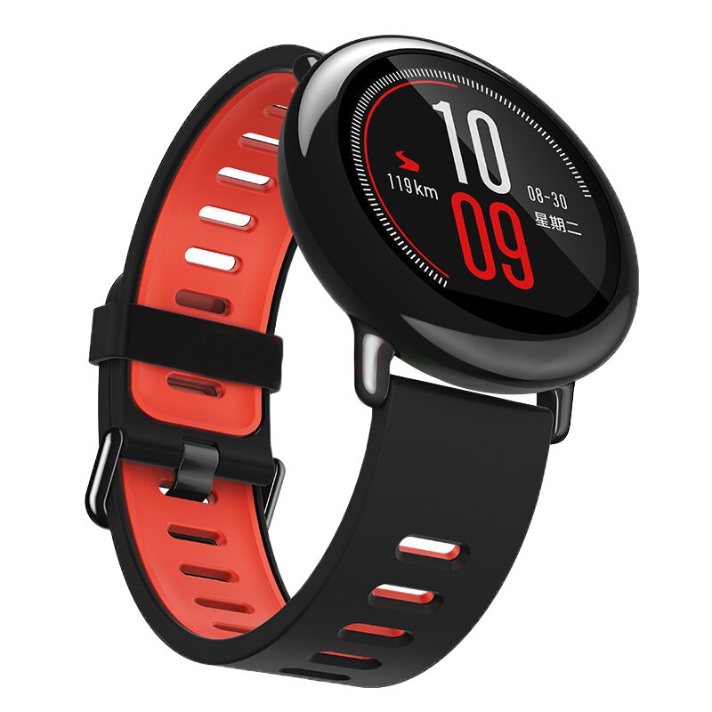 Dây đeo đồng hồ từ silicon 22mm dành cho Xiaomi Huami Amazfit Pace/Amazfit Stratos