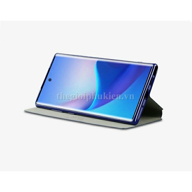 Bao da Samsung Galaxy Note 10 Plus chính hãng FIBCOLOR X-Level ( GIÁ SỈ )