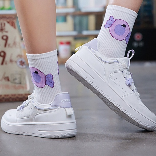 Giày thể thao XTEP chống trượt siêu nhẹ thoáng khí thời trang đơn giản dành cho nữ