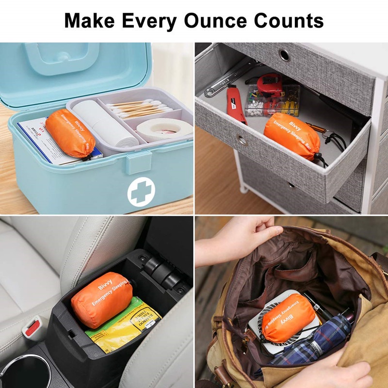 1 Túi Ngủ PE Chống Nước Giữ Nhiệt Đa Năng Có Thể Tái Sử Dụng