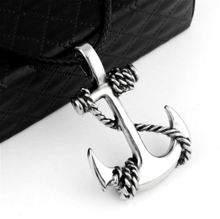 Dây chuyền thép không gỉ mặt hình mỏ neo hợp thời trang 2020 sành điệu