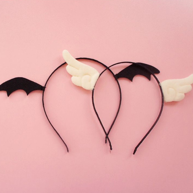 Băng Đô Cài Tóc Dạng Nhẫn Hình Thiên Thần Hoạt Hình Cho Tiệc Hóa Trang