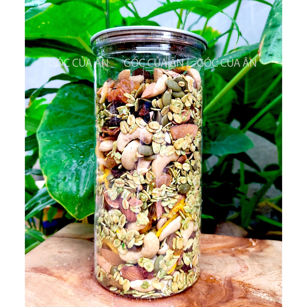GRANOLA SIÊU HẠT 35% YẾN MẠCH ĂN KIÊNG - NGŨ CỐC ĂN KIÊNG 500GRAM