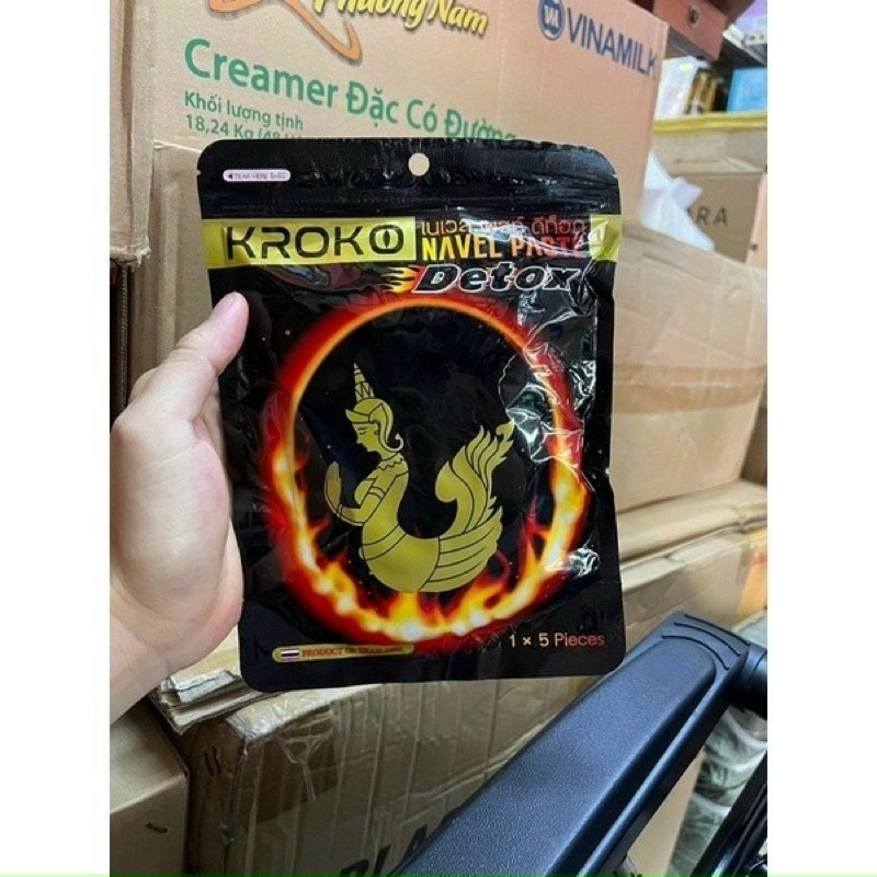 GÓI 5 MIẾNG DÁN TAN MỠ KROKO THÁI LAN