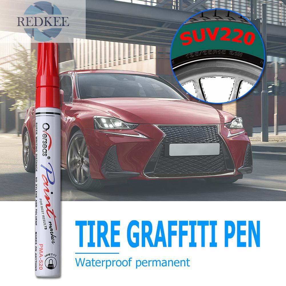 Bút lông dầu chống nước trang trí lốp xe hơi