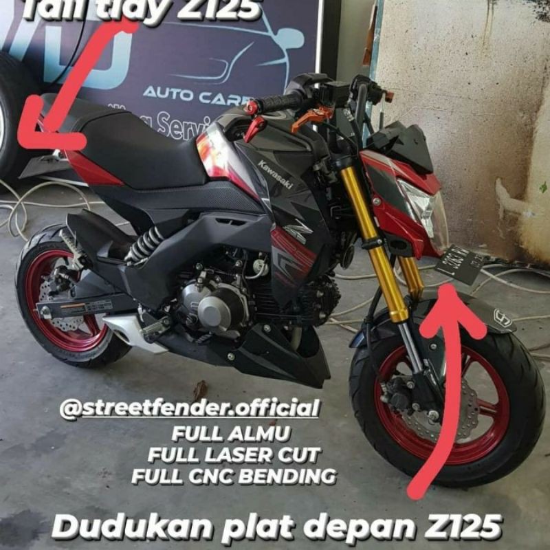 Giá Đỡ Biển Số Phía Trước Dành Cho Xe Mô Tô Kawasaki Z 125 Z125