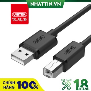 Cáp tín hiệu usb máy in,scan 5m Unitek Y-C421 chính hãng