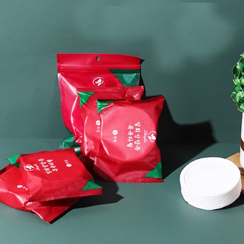 [ Rẻ Vô Địch ] Khăn Tắm Viên Nén Du Lịch Dùng 1 Lần, Khăn Tắm Cotton Tiện Lợi.