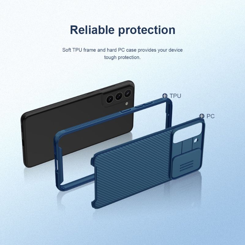 Ốp điện thoại Nillkin cao cấp bảo vệ camera NILLKIN Camshield samsung S21 FE chuẩn đẹp