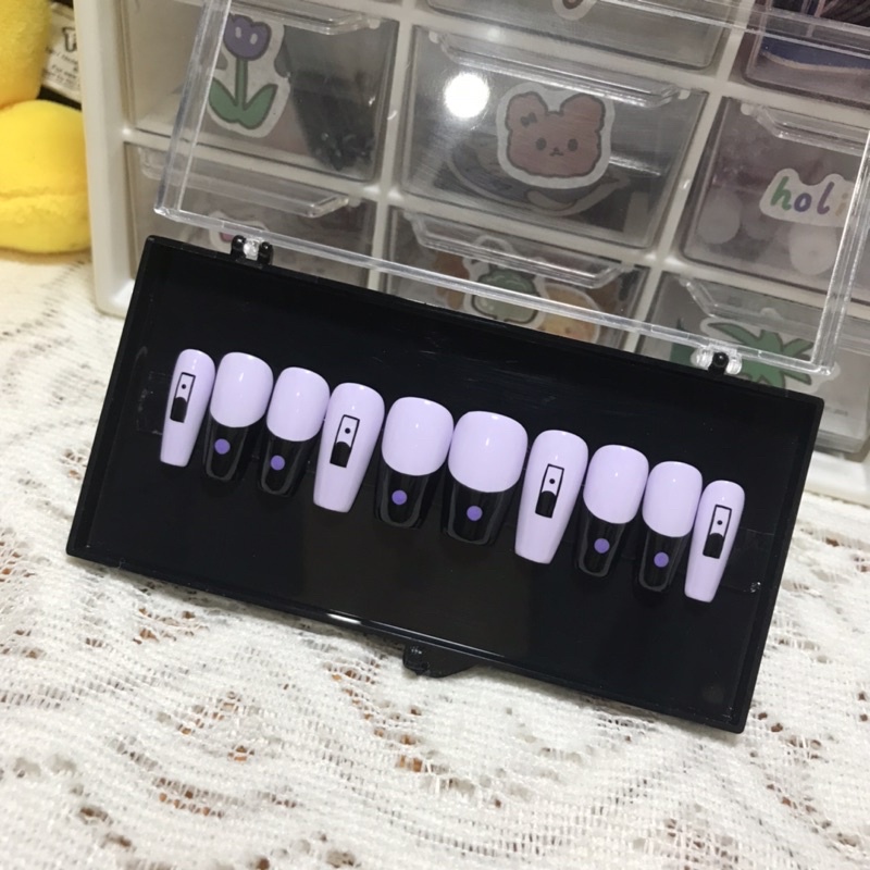 Nail box móng úp thiết kế theo yêu cầu Rindou- Tokyo Revengers