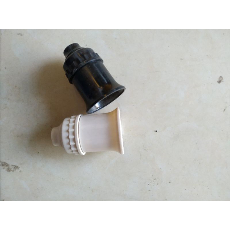 Đuôi Đèn Treo Xoáy E27 Màu Trắng, Đen - Hàng Việt Nam, Chất Lượng Cao