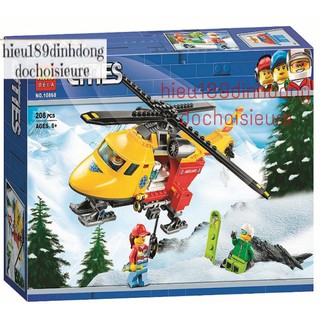 Mô hình LEGO city 60179 - Trực Thăng Cứu Hộ