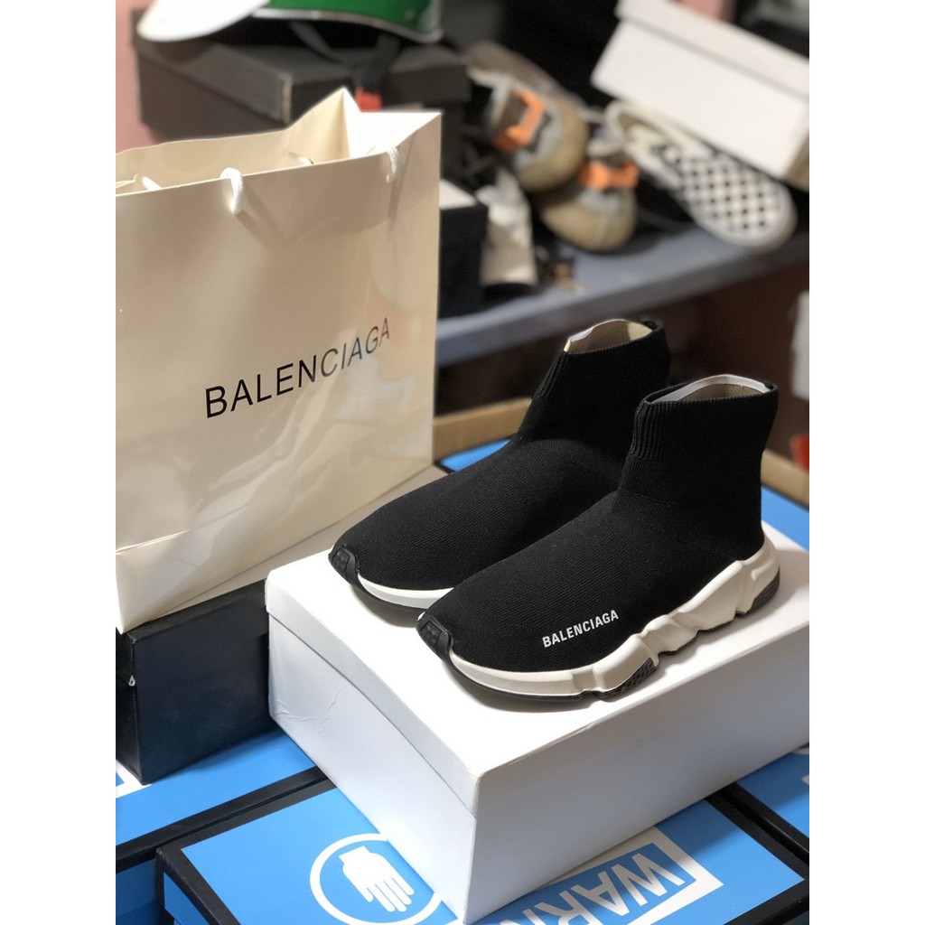 Giày thể thao Ba.len.cia.ga Speed Cổ Chun full box - Giày sneaker cao cấp đủ size | BigBuy360 - bigbuy360.vn
