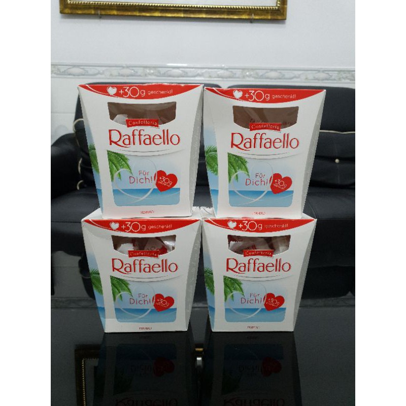 (Hàng air) Raffaello hộp to 230gram nội địa Đức.