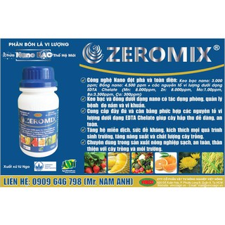 Phân bón lá vi lượng ZEROMIX- 25ml