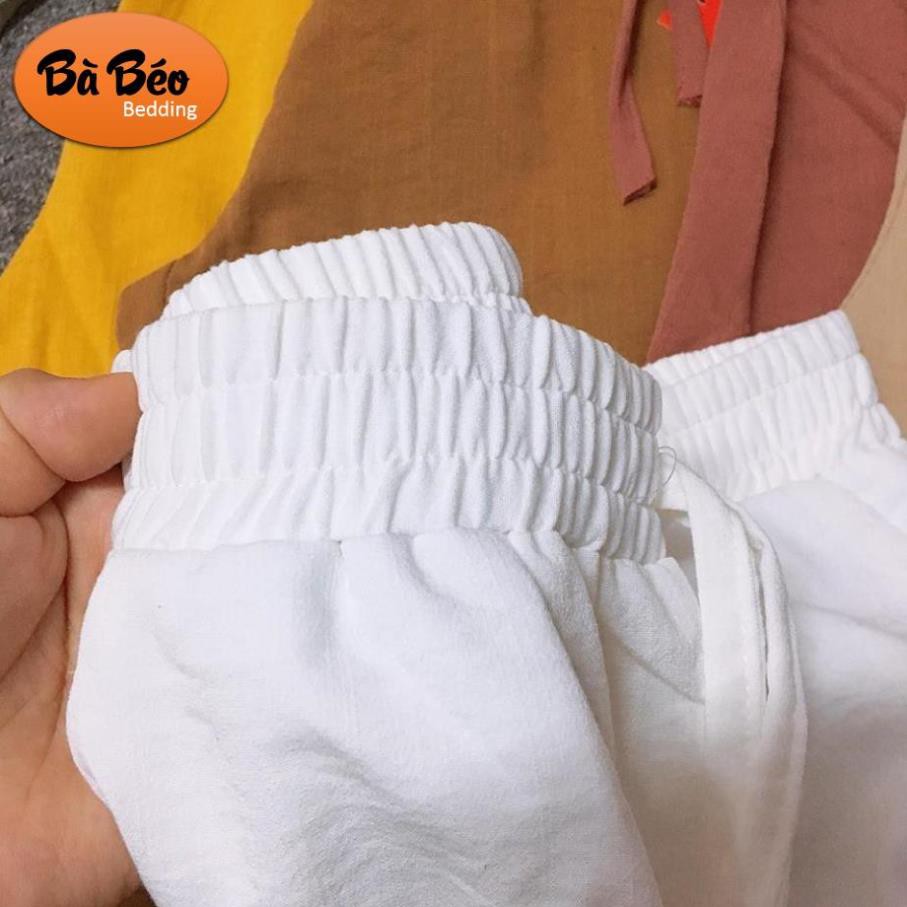 [Bigsize M-3XL] Quần đũi baggy nữ size lớn vải cực đẹp mát mềm (quần bagy, Quần Đũi, Chất Liệu Đũi, Quần Ngố Nữ) | BigBuy360 - bigbuy360.vn